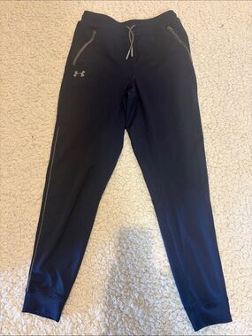Under Armour Navy Reflective Trim Training Joggers